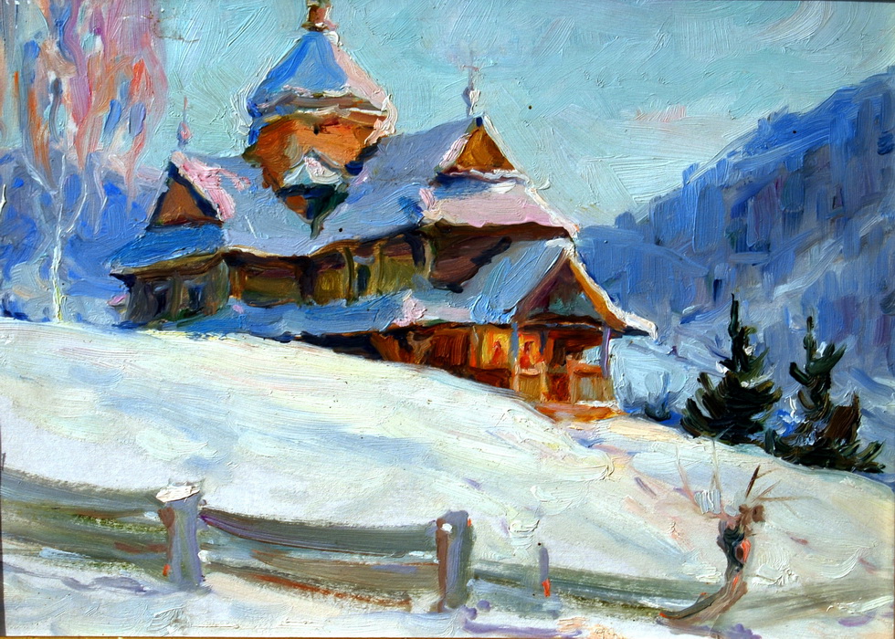 Гуцул с ка церква 1970 Карт., о.,